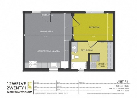 floor plan of the upper level floor plan studio apartment